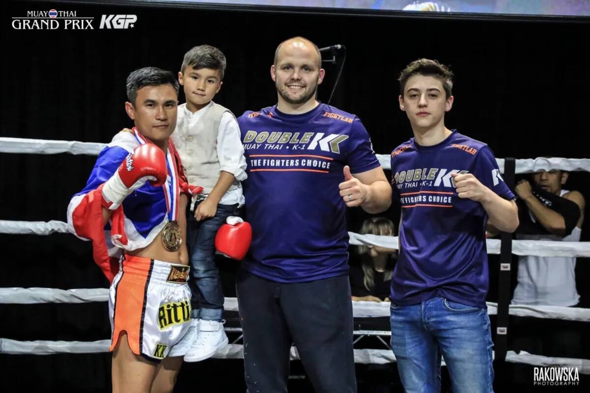Kieran at Muay Thai Grand Prix